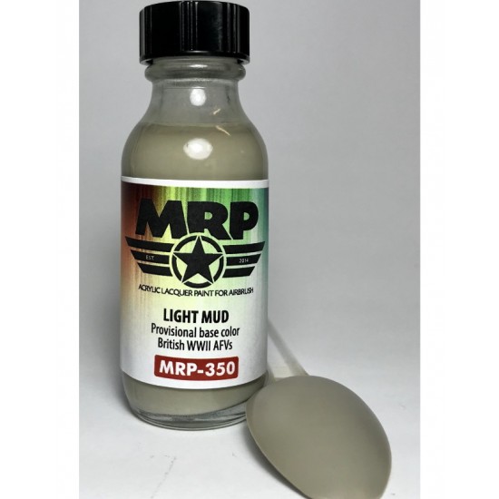 Acrylic Lacquer Paint - Light Mud "WWII British AFVs Provisional Base Colour" (30ml)