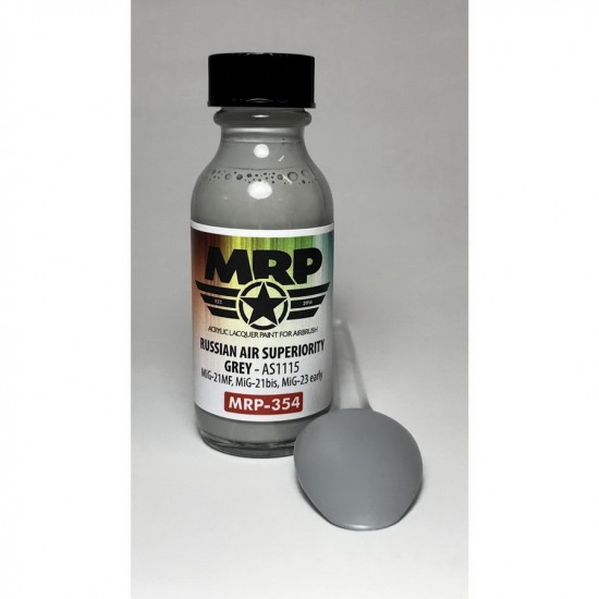 Acrylic Lacquer Paint - Russian Air Superiority Grey - AS1115 (30ml)
