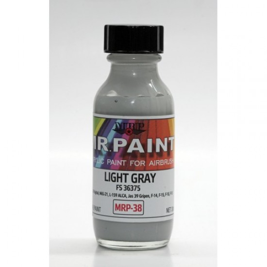 Acrylic Lacquer Paint - Light Gray (FS 36375) 30ml