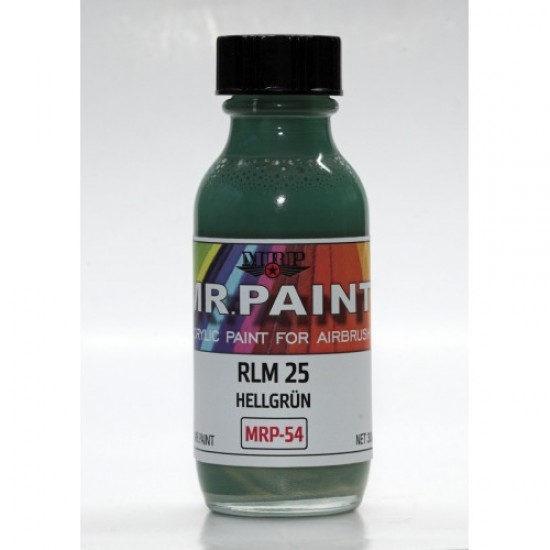 Acrylic Lacquer Paint - RLM 25 Hellgrun 30ml