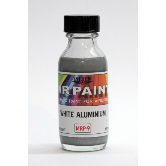 Acrylic Lacquer Paint - White Aluminium 30ml