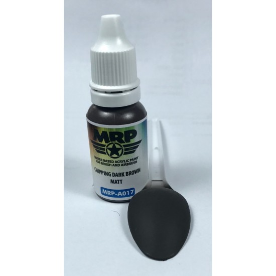 Acrylic Paint - Chipping Dark Brown Matt 17ml