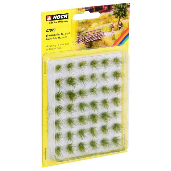 Grass Tufts Mini Set XL (green, 42pcs, 12mm)