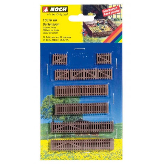 HO Scale Garden Fence (Length: 910mm, Height: 12mm)