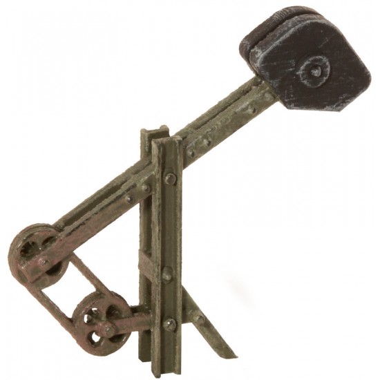 HO Scale Turnout Tension Lever (Length: 28mm, Width: 4mm, Height: 27mm)