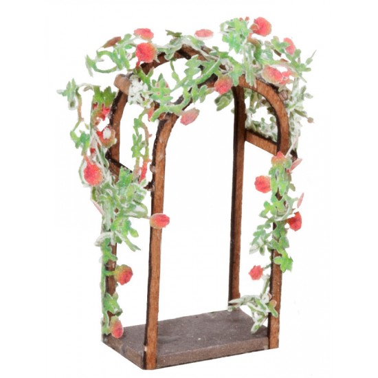HO Scale Rose Arch (Length: 12mm, Width: 7mm, Height: 23mm)