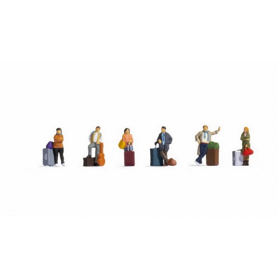 HO Scale Passengers (6 figures w/accessories)