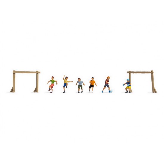 HO Scale Children on the Football Ground