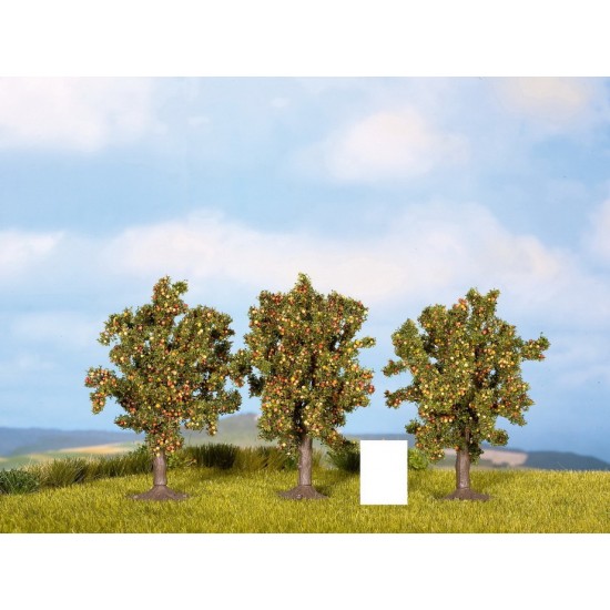 N, Z Scale Apple Trees (3pcs, 4.5 cm high)