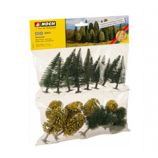 N, Z scale Mixed Forest (4cm-10cm)