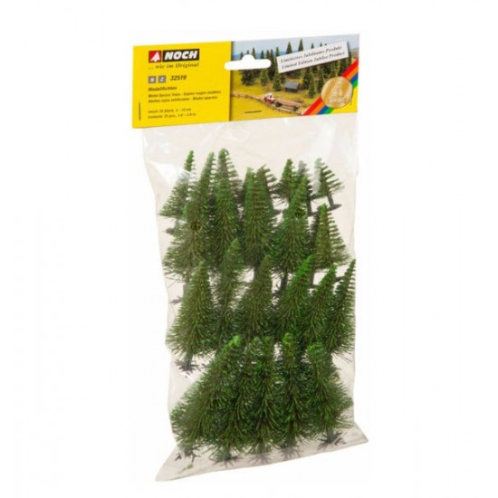 N, Z scale Model Spruce Trees (4cm-10cm)