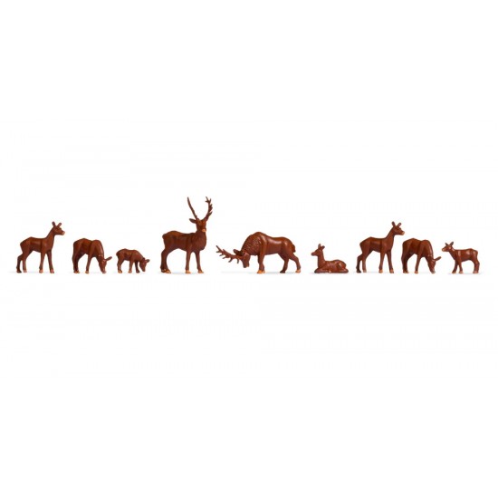 N Scale Deer (7pcs)
