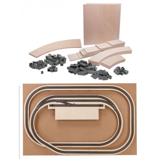 HO scale Easy-Track Railway Route Kit 