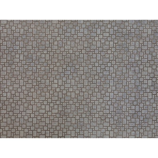 HO Scale Modern Pavement (3D Cardboard Sheet, 250 x 125mm)