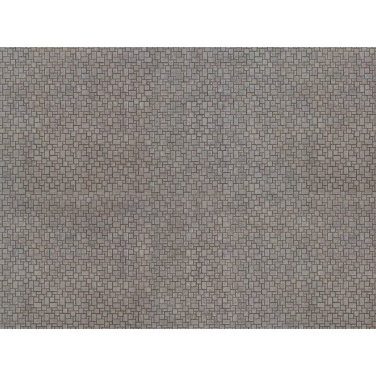 N Scale "Modern Pavement" (3D Cardboard Sheet, 250 x 125mm)