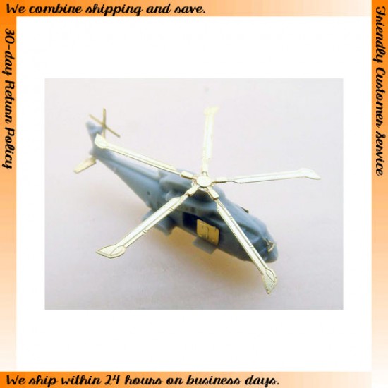1/700 EH-101 Merlin Helicopter (4 Sets: Resin + 4 PE + 4 Metal Parts)