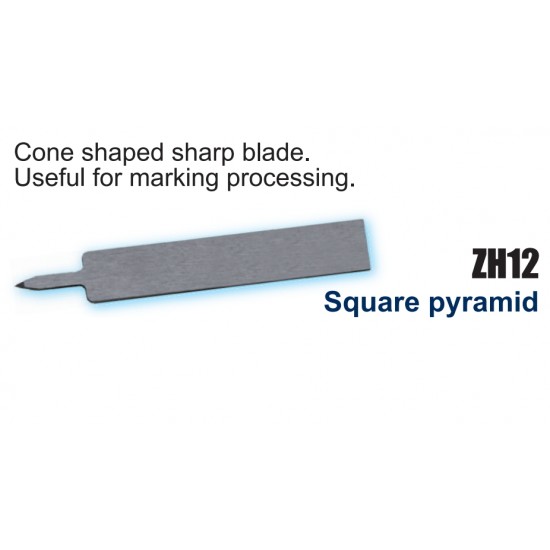Pyramid Shape Sharpens Razorblade Square Pyramid Cone Shaped Sharp Blade for Ultrasonic Cutter ZO-91/ZO ...