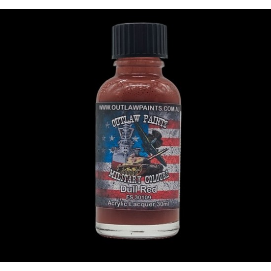 US Military Colour - #Dull Red OP22 FS30109 (30ml, acrylic lacquer)