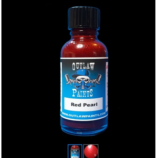 Acrylic Lacquer Paint - Pearls & Effects Colour Red Pearl (30ml)