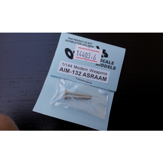 1/144 AIM-132 ASRAAM missile (2 per pack)