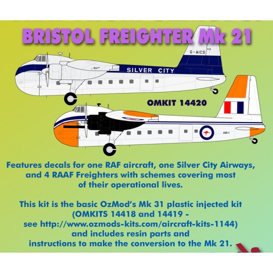 1/144 RAF/RAAF/Silver City Bristol Freighter Mk 21
