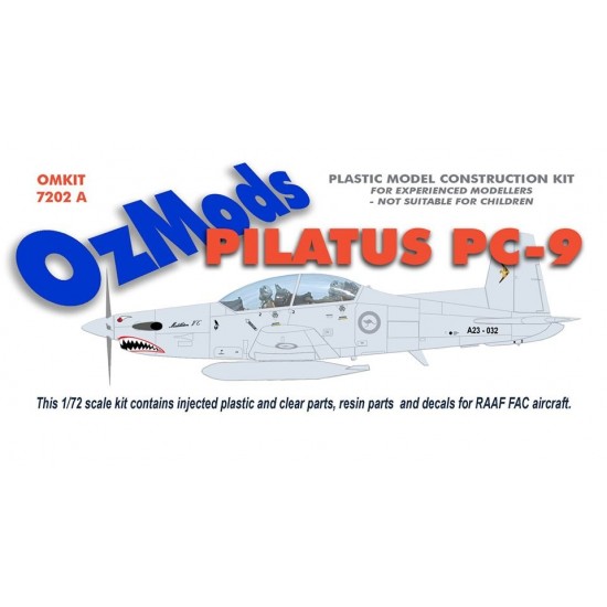 1/72 RAAF FAC Pilatus PC-9 Turboprop Training Aircraft