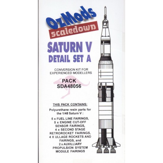 1/48 NASA Saturn V Rocket Detail Set #A