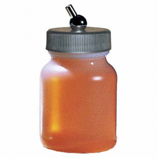 3 Ounce Colour Plastic Bottle Assembly for Paasche VL/MIL/SI/TS Airbrushes