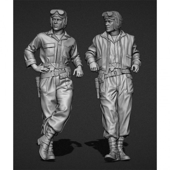 1/35 US Tankers Coverall set (2 figures)