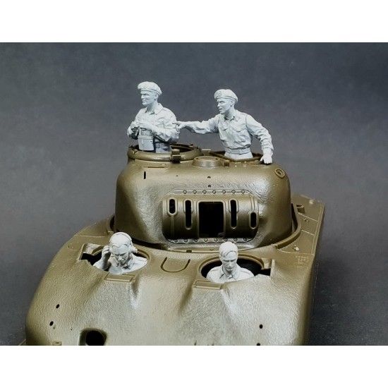 1/35 British "Sherman" Tank Crew