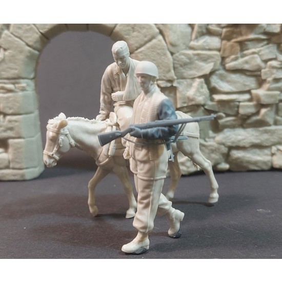1/35 Wounded Fallschirmjager Set
