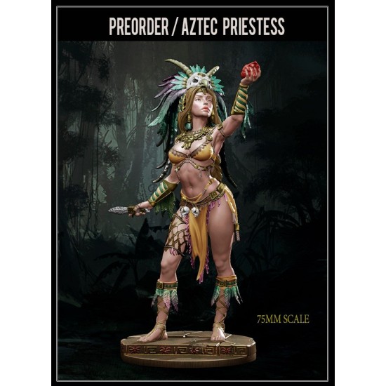 75mm Scale Aztec Priestess