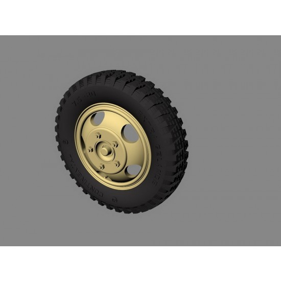 1/35 Ford Maultier Road Wheels (Gelande Pattern)