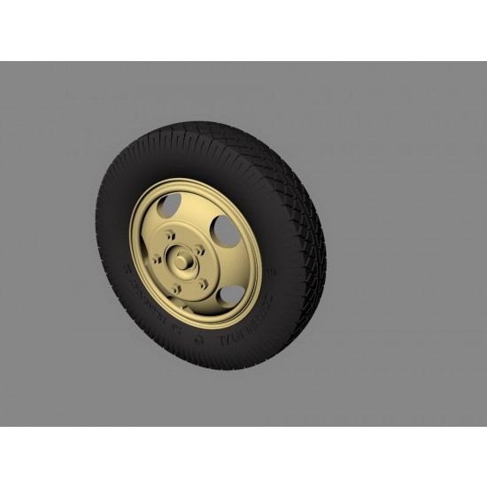 1/35 Ford Maultier Road Wheels (Commercial Pattern)