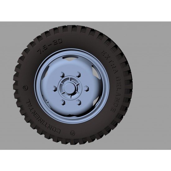 1/35 Opel Blitz Road Wheels Early (Gelande Pattern)