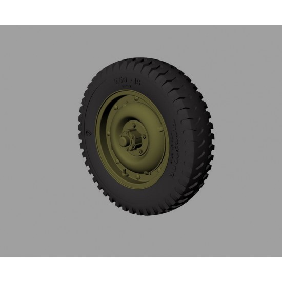 1/35 Willys MB "Jeep" Road Wheels (Commercial No2)