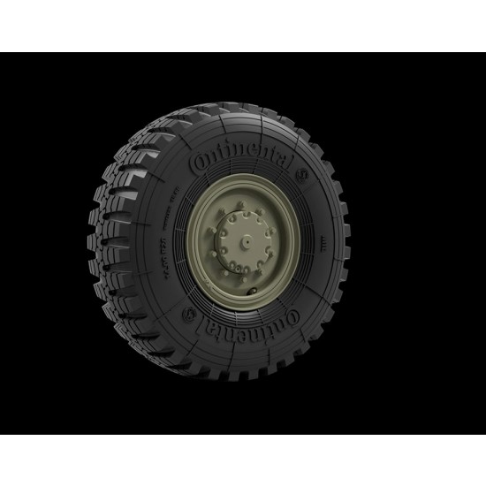 1/35 MAN LKW 10T Mil Road Wheels (Continental MIL)