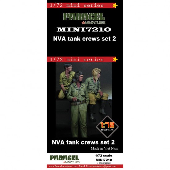 1/72 NVA Tank Crews set #2 (3 figures)
