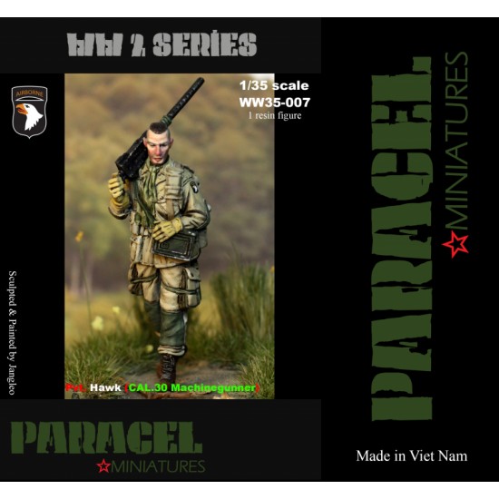 1/35 US Airborne Vol.5 - Hawk CAL.30 Machine Gunner (Decal for 101st division included)
