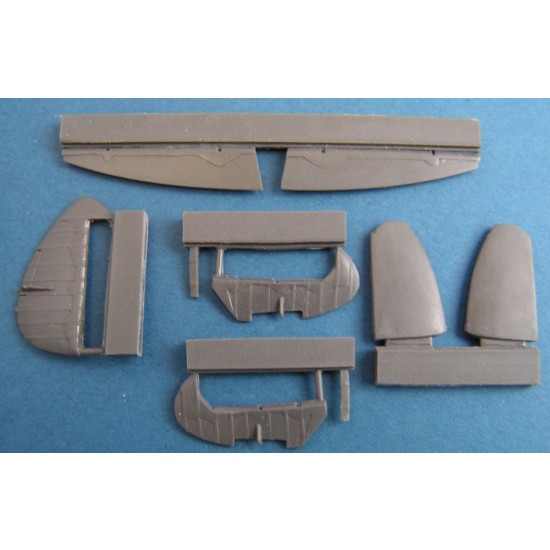 1/72 Supermarine Spitfire Mk. Ix Control Surfaces Late for Airfix kit