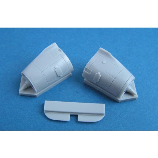 1/72 Dassault Mirage 2000 Engine Air Intakes with FOD Covers for Heller kit  