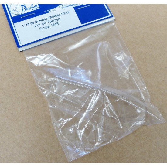 1/48 Brewster Buffalo F2A2 Vacu-Formed Canopy for Tamiya kit