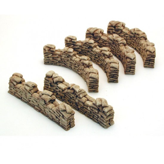 28mm Scale Sandbags (Corners)