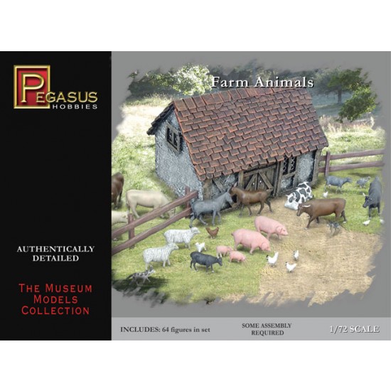 1/72 Farm Animals Set (64 Animals)