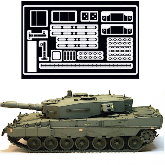 1/35 Leopard 2 Strv 121 B Christian 2 Conversion set for Revell/Meng Leopard 2A4 kits
