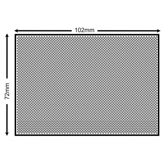 1/35 Checker Plate 4-4 / Quartet PE sheet