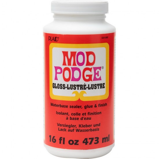 Mod Podge Gloss #CS11202 (16oz/473ml) - Waterbase Sealer, Glue & Finish