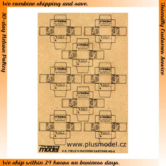 1/35 US. Field C-Rations Cartons 