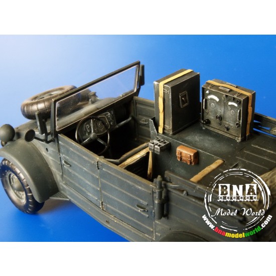 Conversion Set for 1/35 Kubelwagen Radio Car Kfz.2 for Tamiya kit