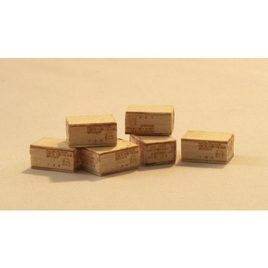 1/35 US Ration C Wooden Boxes (6pcs)